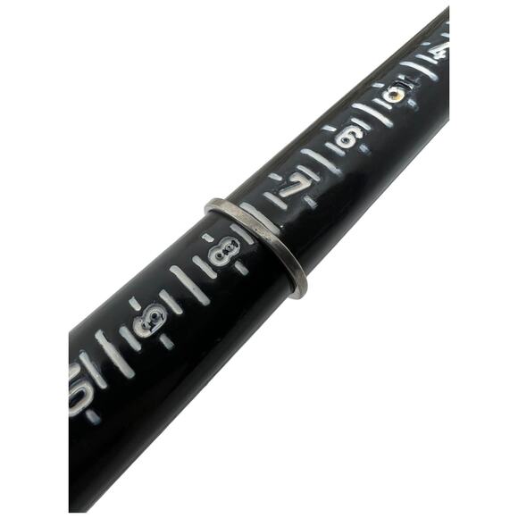 Green Crystal Halo Ring Silver Tone Emerald Color Statement Size 7.5 Modern - Picture 8 of 10